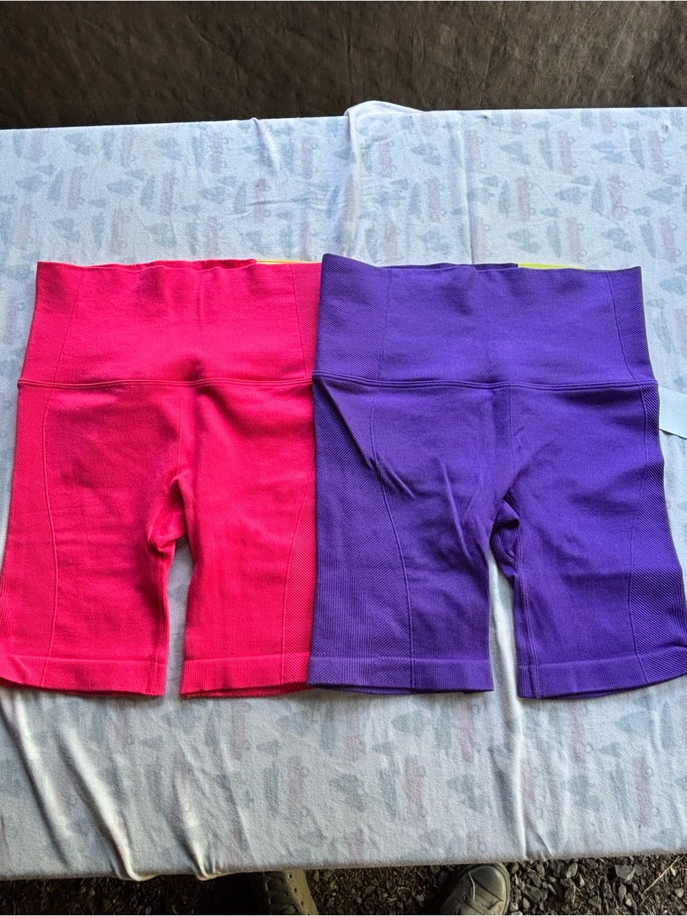 all in motion Seamless Bike Shorts - Hot Pink & Purple